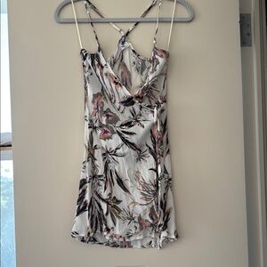 Floral Strappy Mini Dress